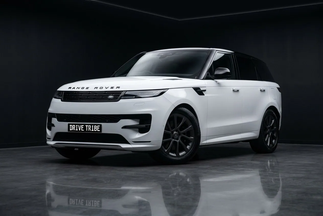 Range Rover Sport 2023, front three-quarter studio view