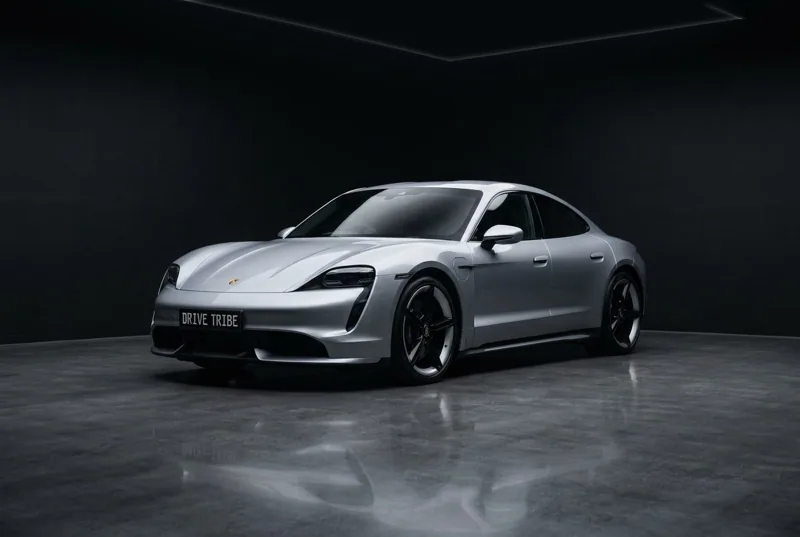 Porsche Taycan Turbo in the studio