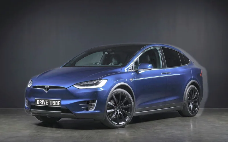 Tesla Model X P100D 2017 in the studio